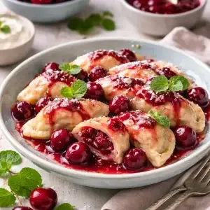 Заказать вареники с вишней ручной работы с быстрой доставкой по центру и северу Израиля — частное домашнее производство.